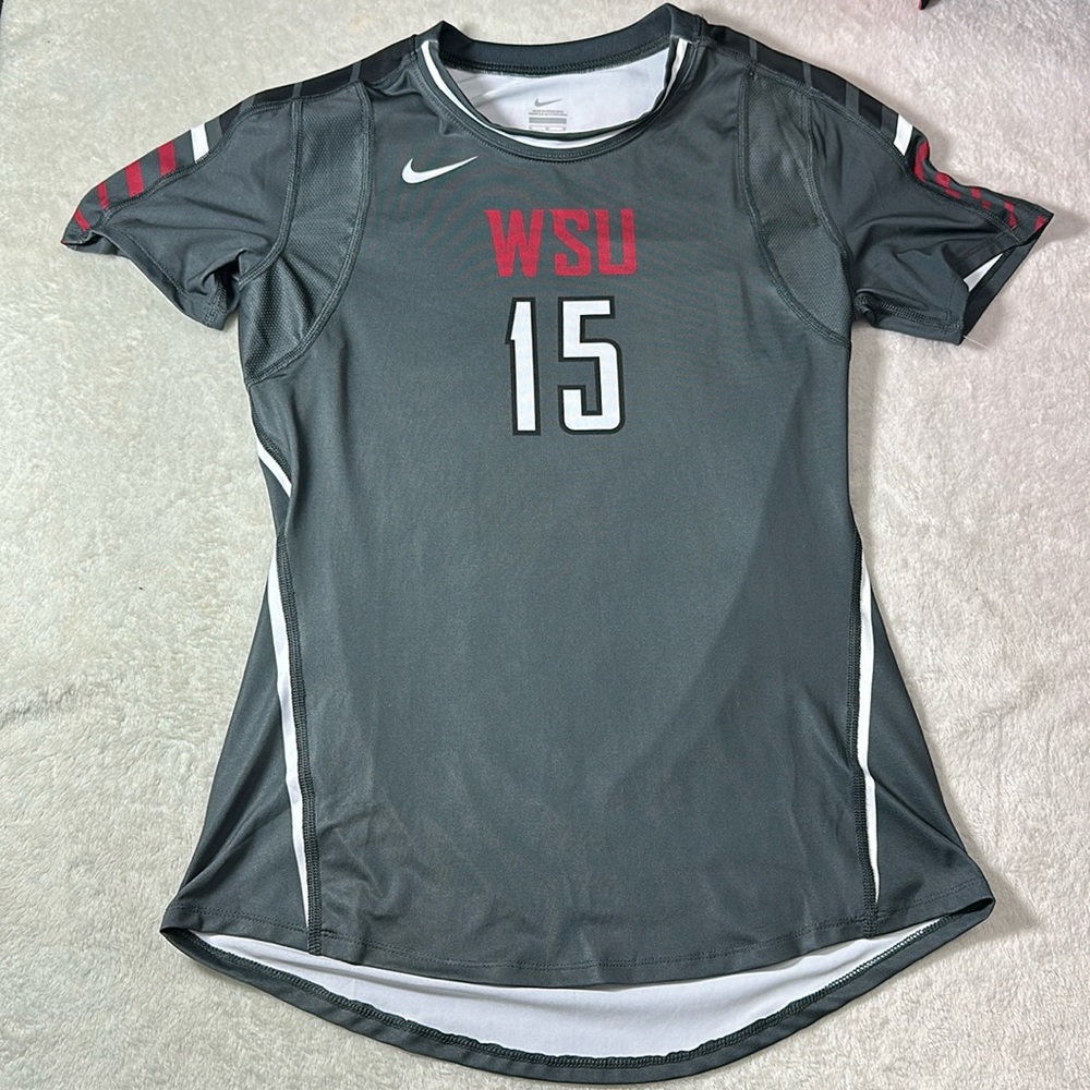 Nike Womens WSU Volleyball Jersey #15 Size Medium